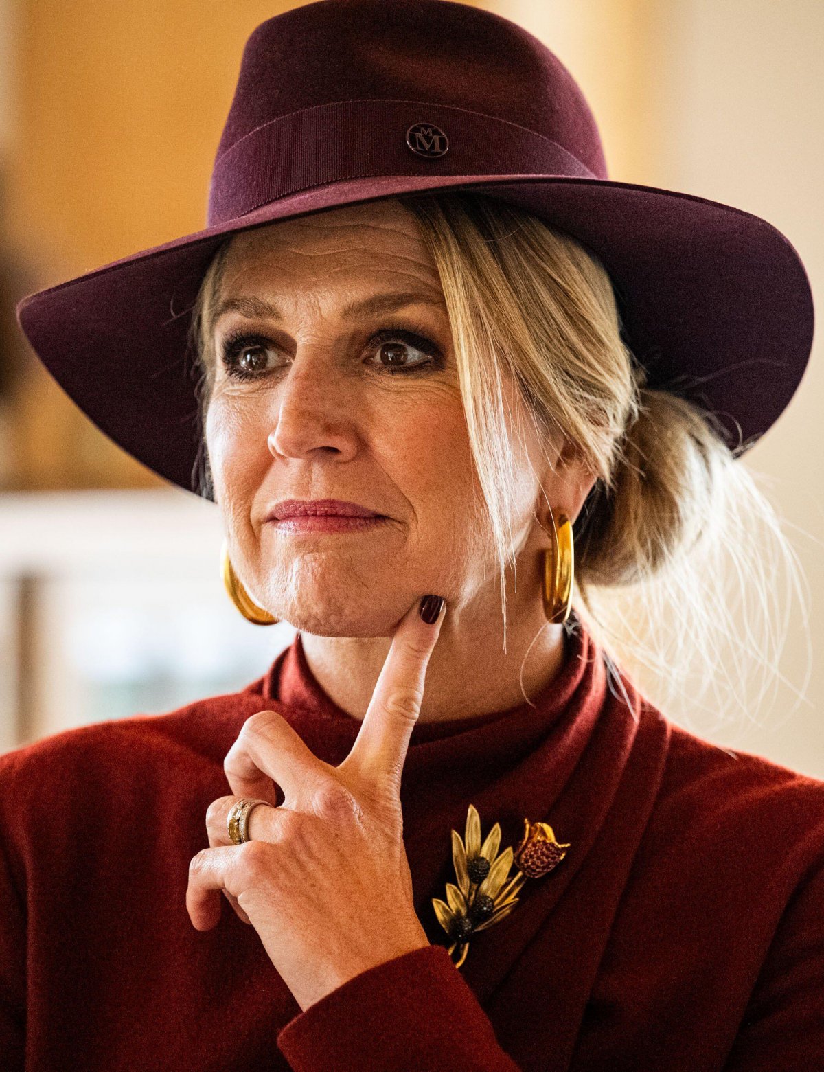 The Queen of the Netherlands opens a new residential building in Rotterdam on November 18, 2025 (FRANK DE ROO/ANP/Alamy)