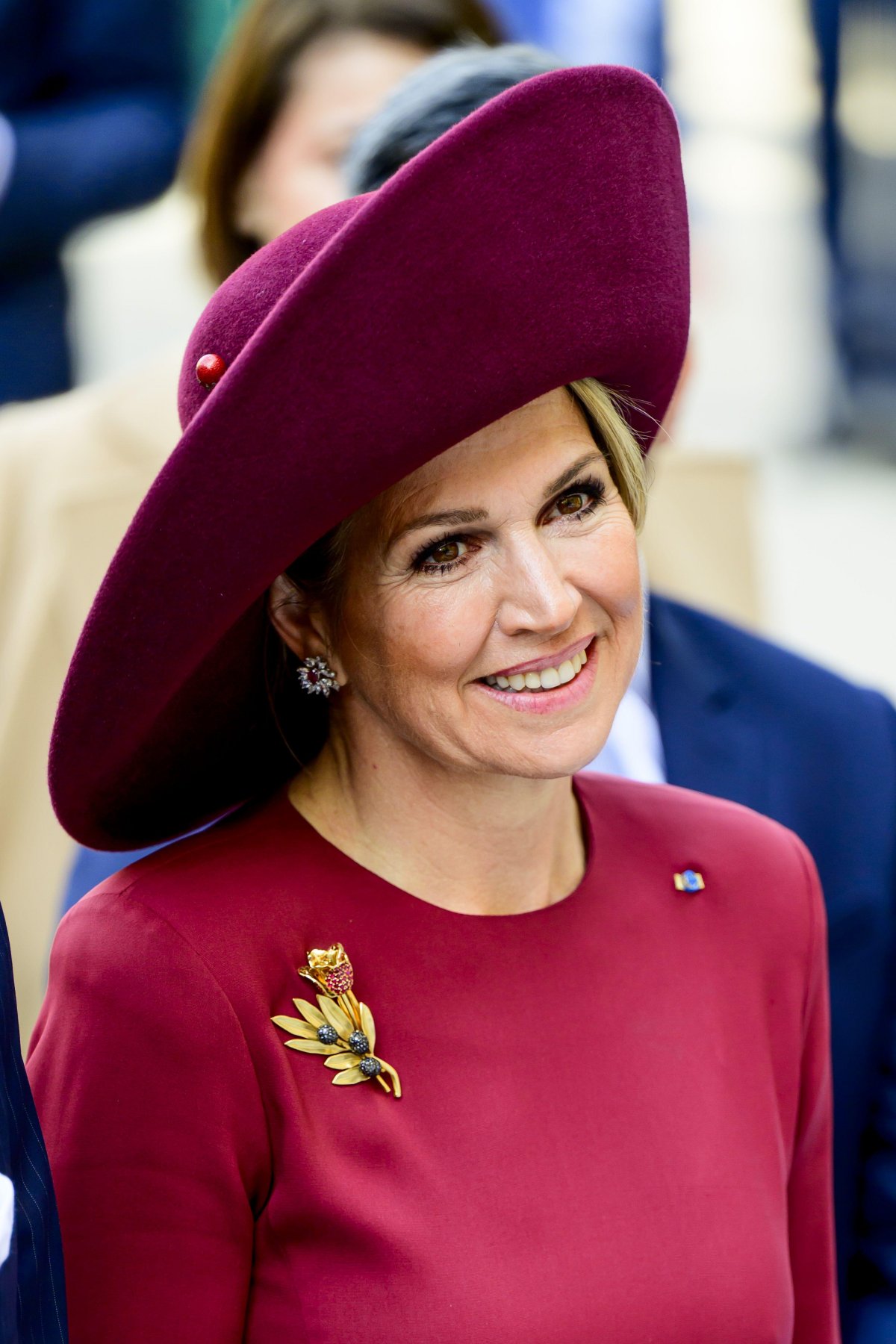 The Queen of the Netherlands visits Nicosia's city hall during the state visit to Cyprus on March 5, 2025 (Patrick van Emst/NLBeeld/Alamy)
