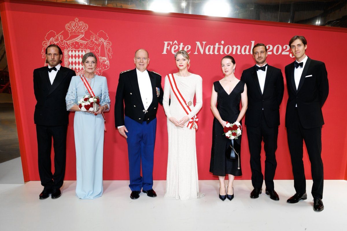 Members of the Monegasque princely family attend the National Day gala performance at the Grimaldi Forum on November 19, 2025 (Palais Princier de Monaco)