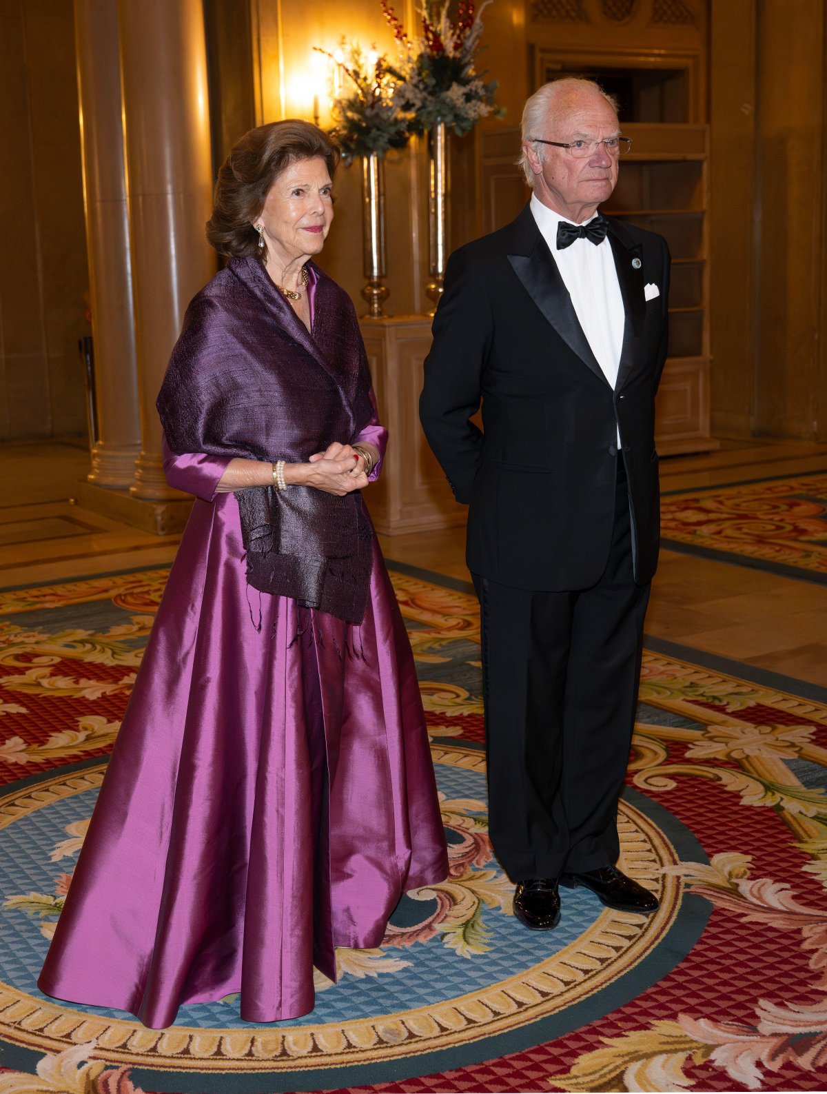 The King and Queen of Sweden host a reciprocal dinner in Ottawa during the couple's state visit to Canada on November 19, 2025 (Jonas Ekströmer/TT News Agency/Alamy)