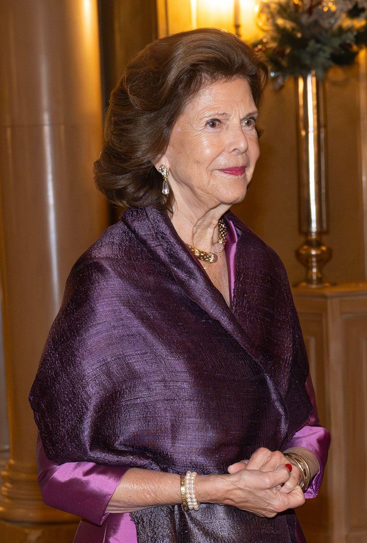 The King and Queen of Sweden host a reciprocal dinner in Ottawa during the couple's state visit to Canada on November 19, 2025 (Jonas Ekströmer/TT News Agency/Alamy)