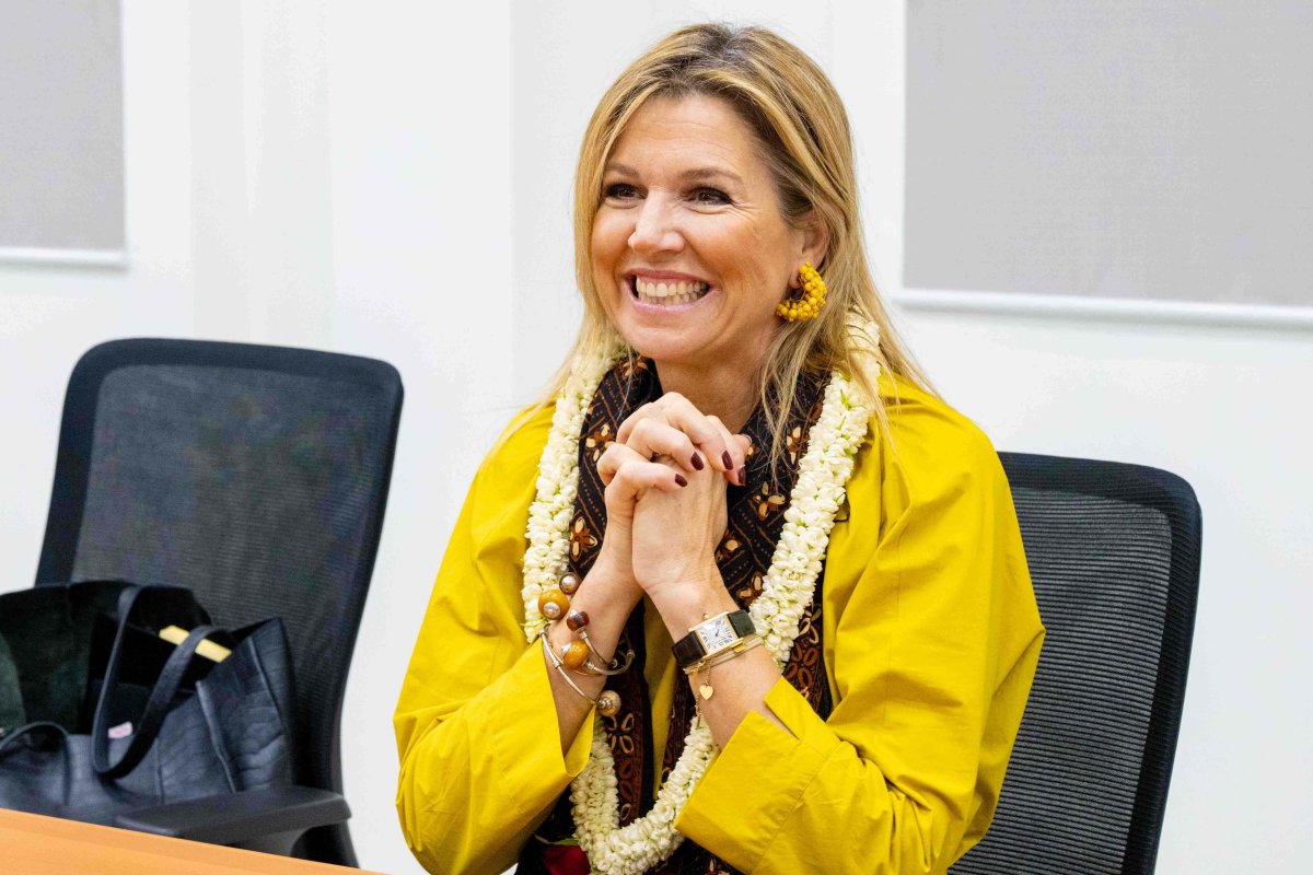 The Queen of the Netherlands, as the United Nations Secretary-General's Special Advocate for Financial Security, visits the Republic of Indonesia on November 25, 2025 (Patrick van Emst/NLBeeld/Alamy)
