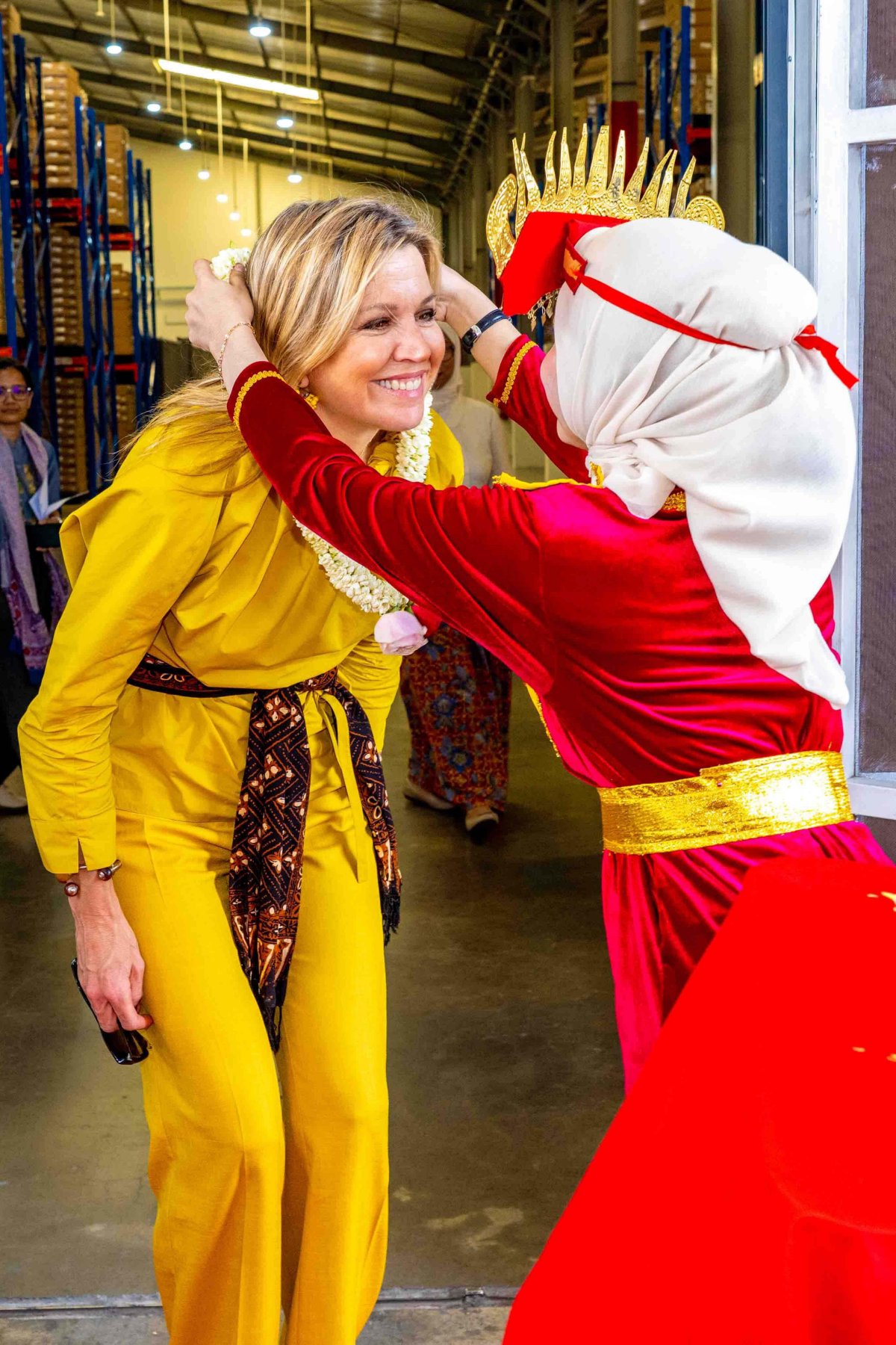 The Queen of the Netherlands, as the United Nations Secretary-General's Special Advocate for Financial Security, visits the Republic of Indonesia on November 25, 2025 (Patrick van Emst/NLBeeld/Alamy)