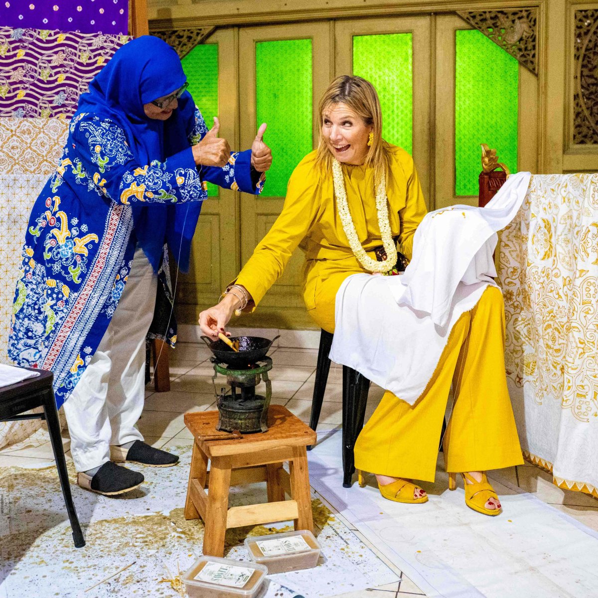 The Queen of the Netherlands, as the United Nations Secretary-General's Special Advocate for Financial Security, visits the Republic of Indonesia on November 25, 2025 (Patrick van Emst/NLBeeld/Alamy)