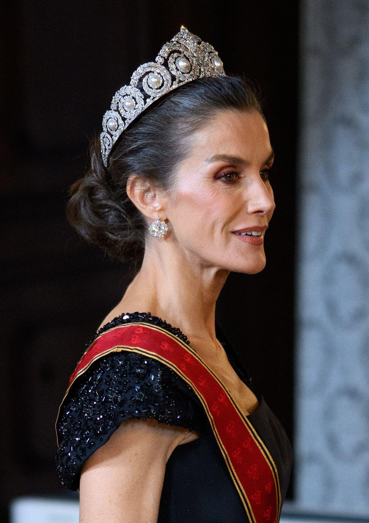 The King and Queen host a gala dinner in honor of the President of Germany at the Royal Palace in Madrid on November 26, 2025 (Bernd von Jutrczenka/DPA Picture Alliance/Alamy)