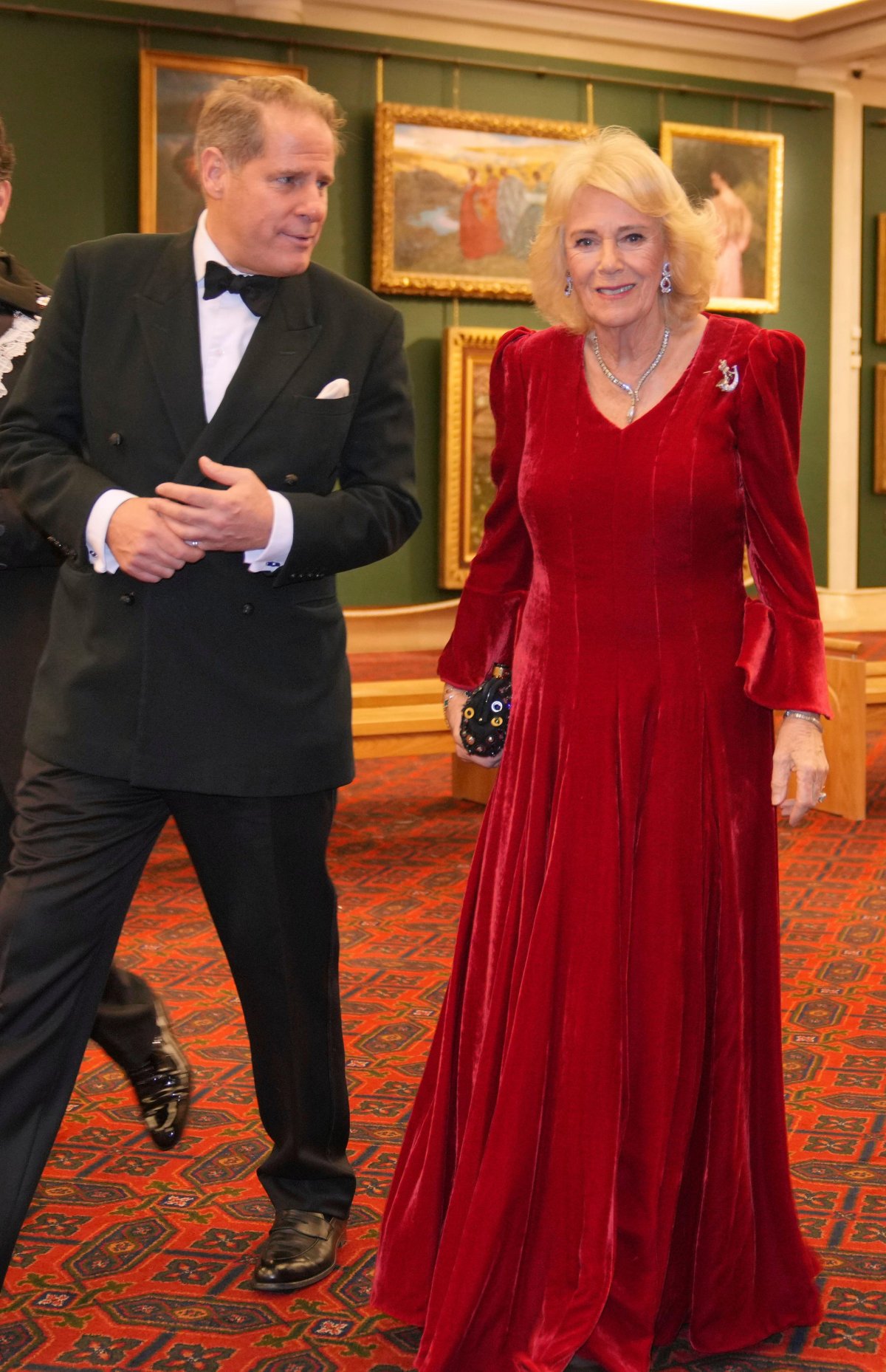 Queen Camilla attends the Rifles Awards Dinner at the Guildhall in London on November 27, 2025 (Kin Cheung/PA Images/Alamy)