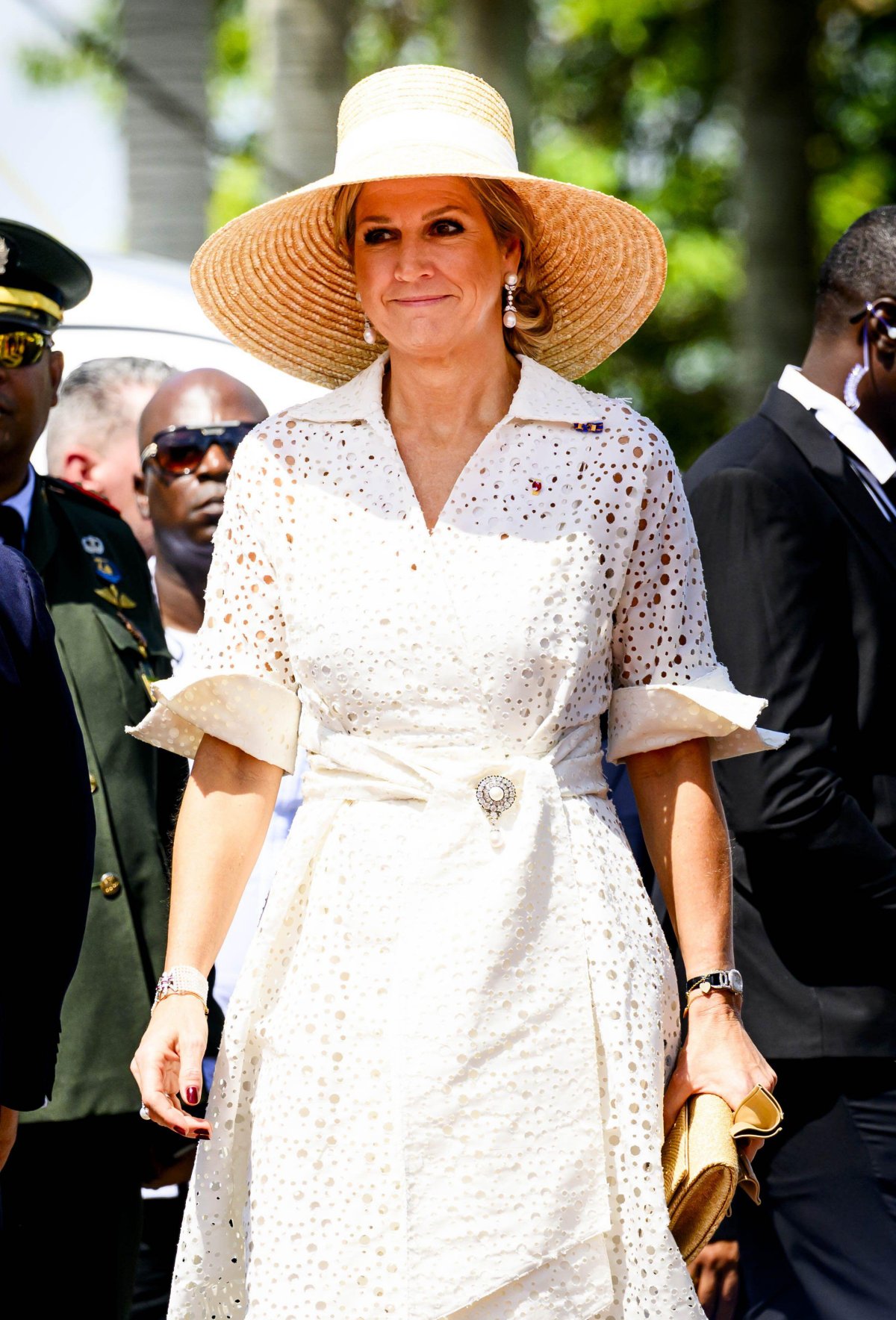 The King and Queen of the Netherlands begin a state visit to Suriname in Paramaribo on December 1, 2025 (Patrick van Emst/NLBeeld/Alamy)