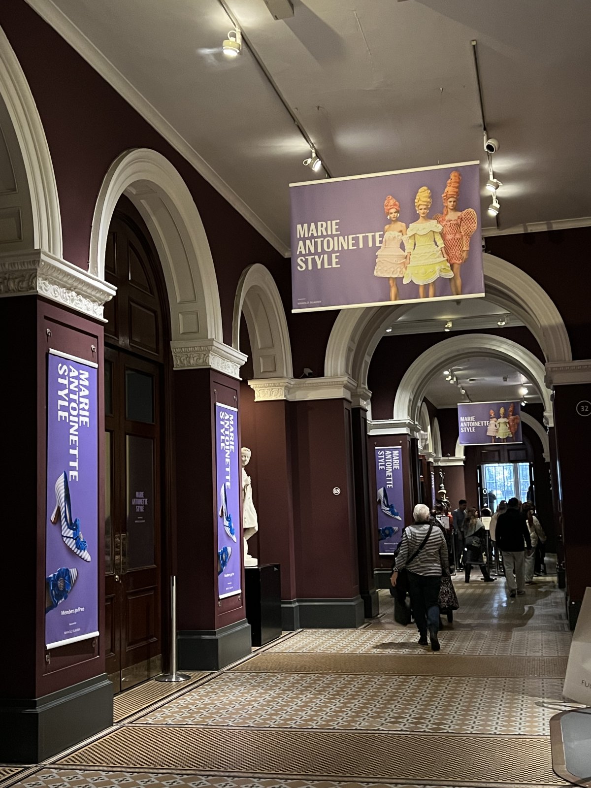 Views of the Marie Antoinette Style exhibition at the Victoria & Albert Museum in London, November 2025 (© Patricia Treble)
