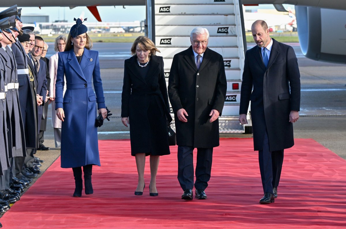 The Prince and Princess of Wales welcome the President of Germany to Britain for a state visit on December 3, 2025 (Jeff Spicer/PA Images/Alamy)