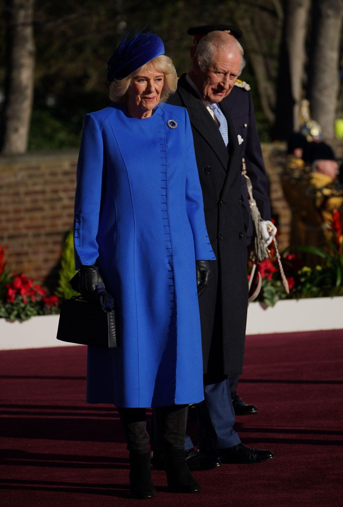 King Charles III and Queen Camilla welcome the President of Germany to Windsor Castle for a state visit on December 3, 2025 (Yui Mok/PA Images/Alamy)