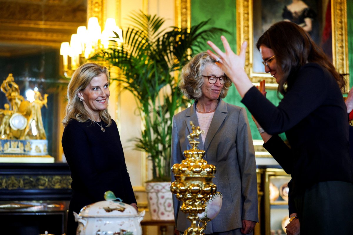 Items from the Royal Collection are presented during the German state visit to Britain on December 3, 2025 (Hannah McKay/PA Images/Alamy)