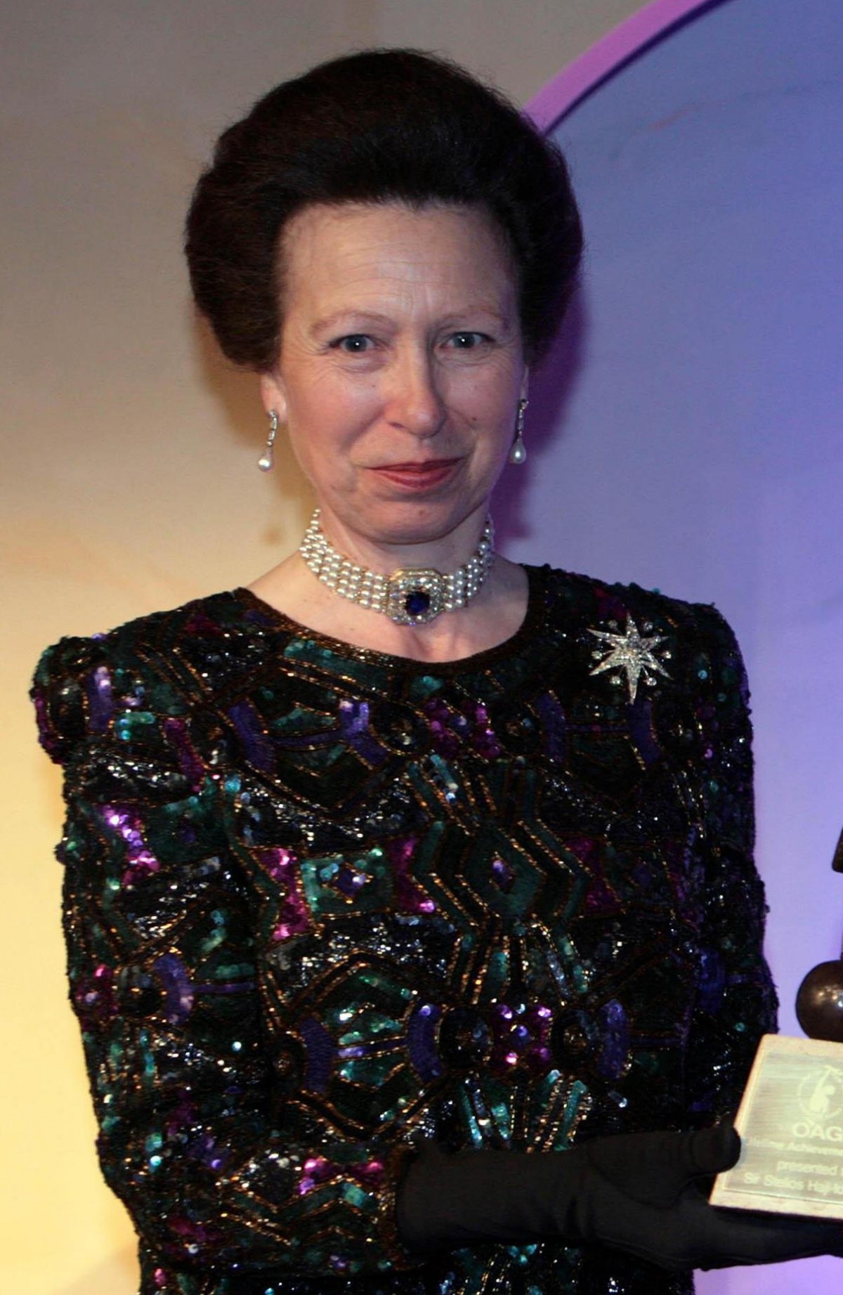 The Princess Royal attends the OAG Airline of the Year Awards at the Landmark Hotel in London on April 16, 2007 (Andrew Parsons/PA Images/Alamy)