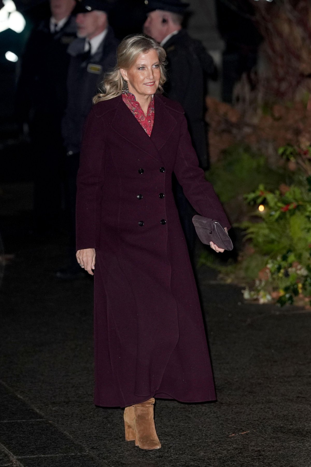The Duchess of Edinburgh attends the Together at Christmas concert at Westminster Abbey in London on December 5, 2025 (Lucy North/PA Images/Alamy)