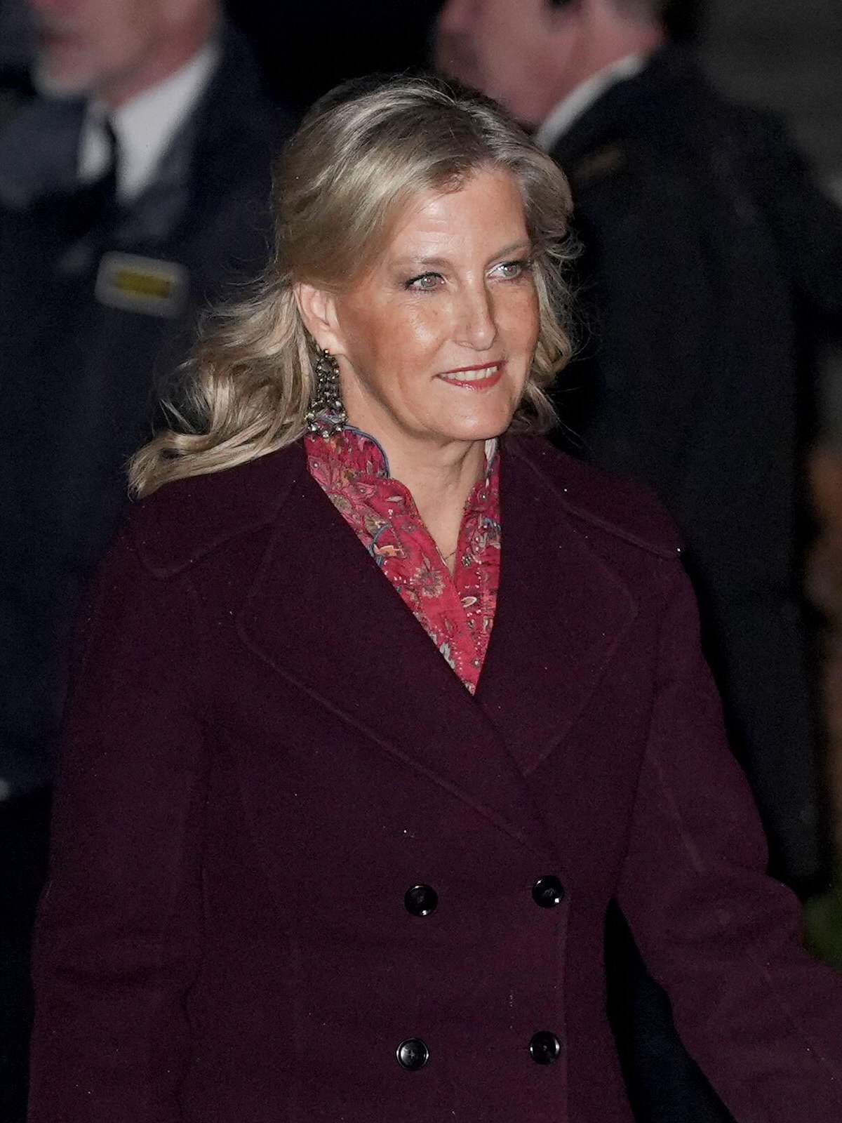 The Duchess of Edinburgh attends the Together at Christmas concert at Westminster Abbey in London on December 5, 2025 (Lucy North/PA Images/Alamy)