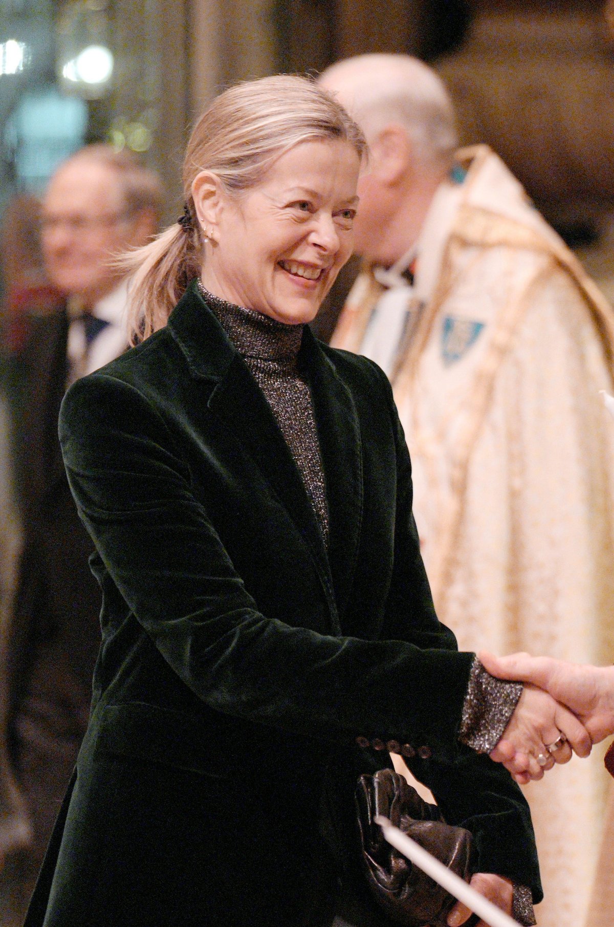 Lady Helen Taylor attends the Together at Christmas concert at Westminster Abbey in London on December 5, 2025 (Aaron Chown/PA Images/Alamy)