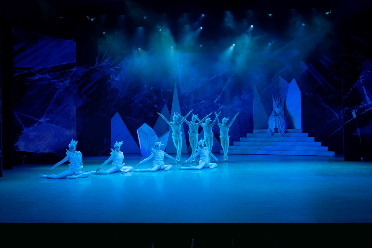 Performance of the Snow Queen, this year's Christmas ballet at the Tivoli's Concert Hall, 2025 (Henrik Steenberg/Tivoli Gardens)