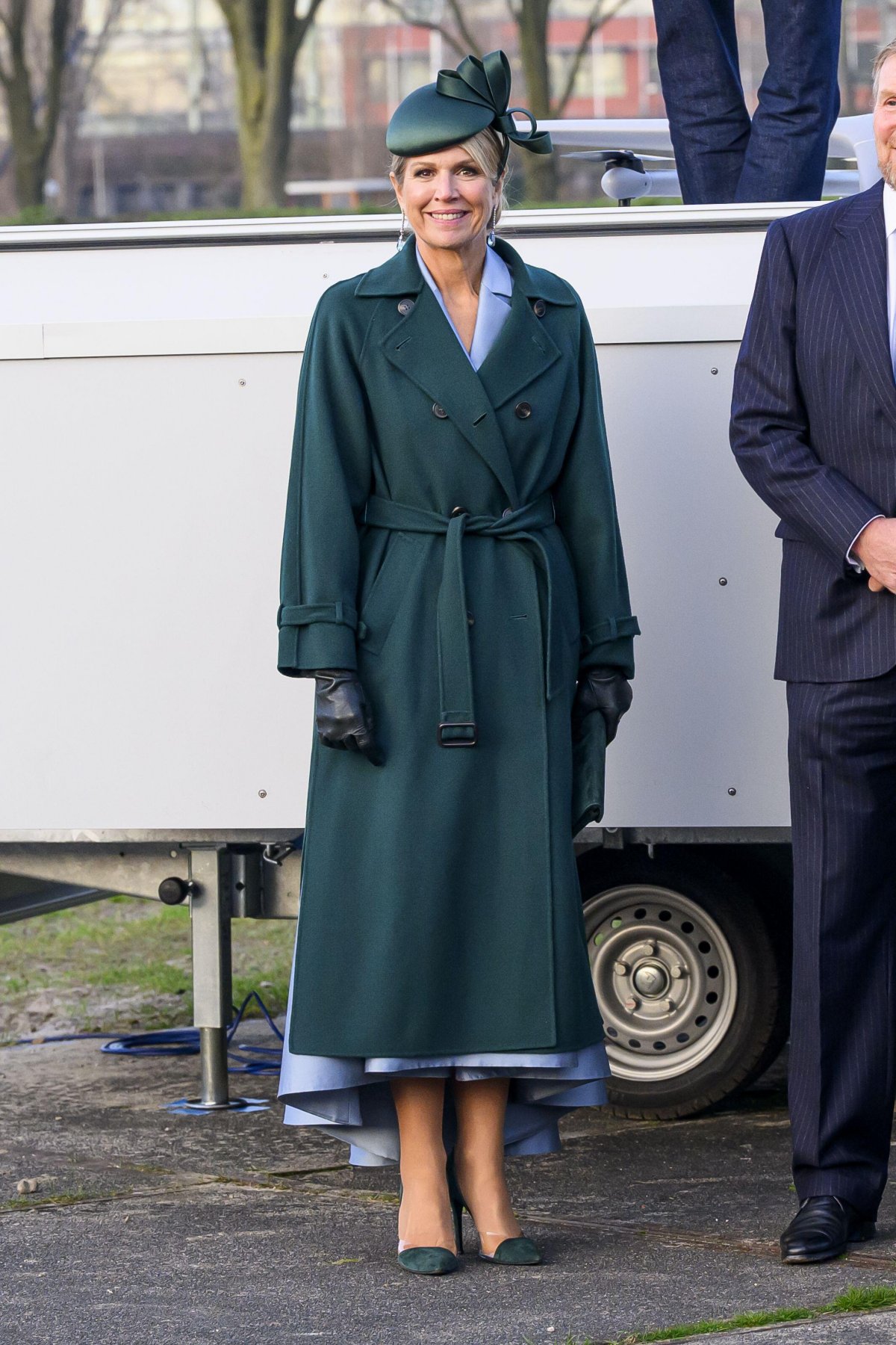 The King and Queen of the Netherlands visit the Amsterdam Drone Lab with the President of Finland on December 11, 2025 (Patrick van Emst/NLBeeld/Alamy)