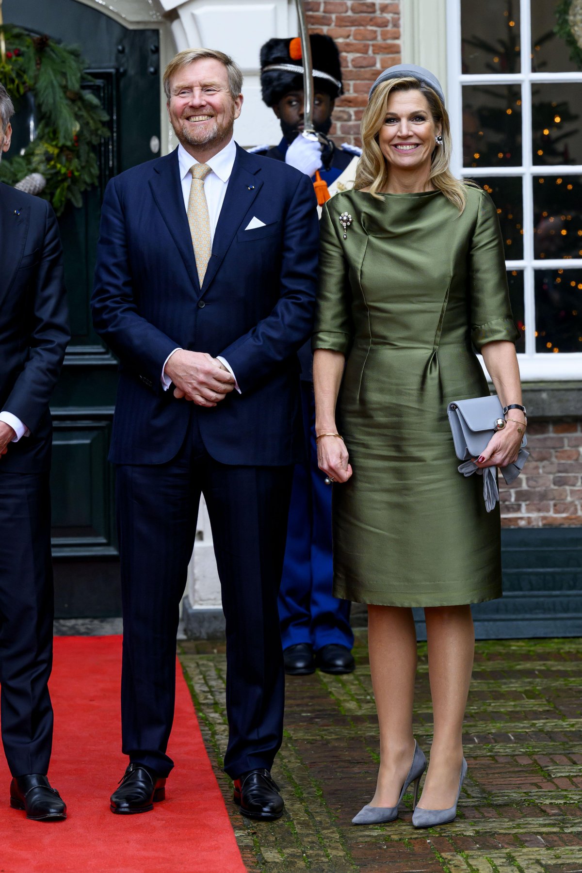 The King and Queen of the Netherlands attend a government luncheon at Duivenvoorde Castle in Voorschoten during the President of Finland's state visit on December 12, 2025 (Patrick van Emst/NLBeeld/Alamy)