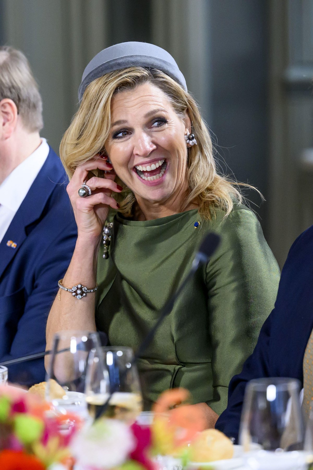 The King and Queen of the Netherlands attend a government luncheon at Duivenvoorde Castle in Voorschoten during the President of Finland's state visit on December 12, 2025 (Patrick van Emst/NLBeeld/Alamy)