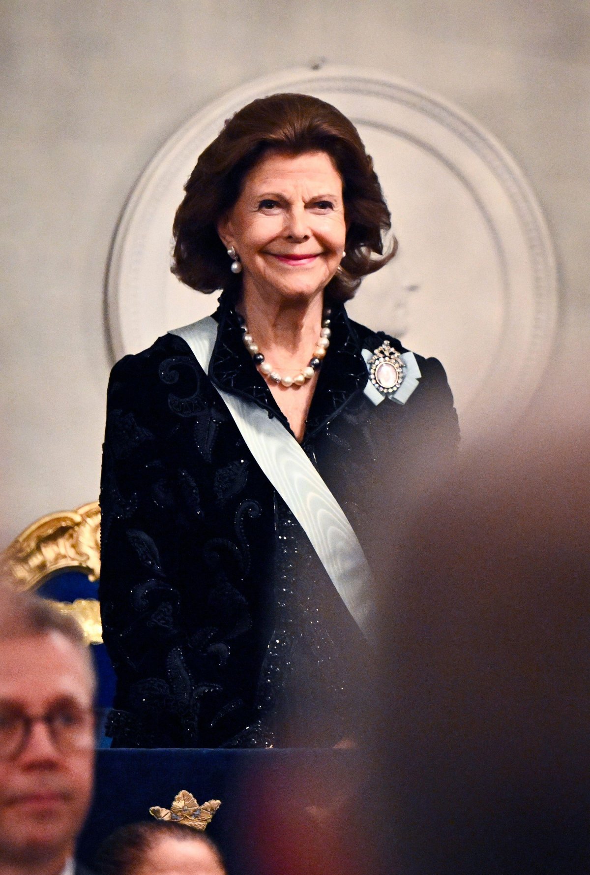 The King and Queen of Sweden, with Crown Princess Victoria and Prince Daniel, attend the Swedish Academy's annual Grand Ceremony in Stockholm on December 20, 2025 (Christine Olsson/TT News Agency/Alamy)