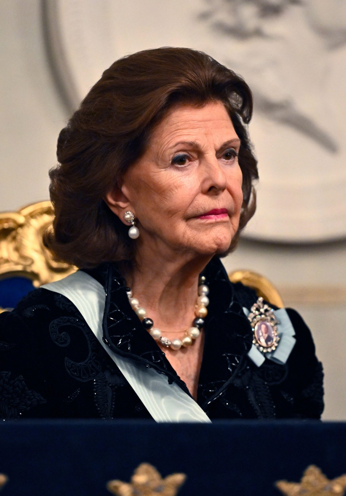 The King and Queen of Sweden, with Crown Princess Victoria and Prince Daniel, attend the Swedish Academy's annual Grand Ceremony in Stockholm on December 20, 2025 (Christine Olsson/TT News Agency/Alamy)