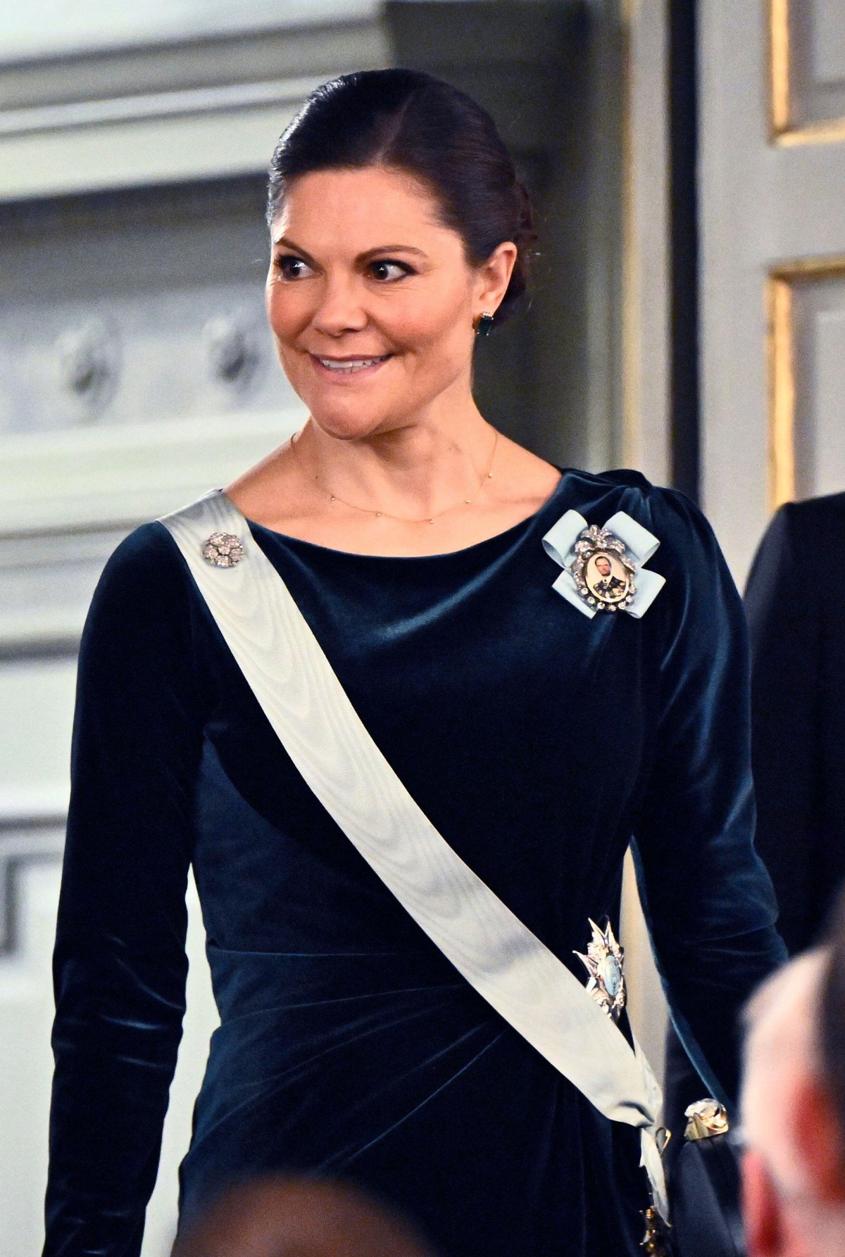 The King and Queen of Sweden, with Crown Princess Victoria and Prince Daniel, attend the Swedish Academy's annual Grand Ceremony in Stockholm on December 20, 2025 (Christine Olsson/TT News Agency/Alamy)