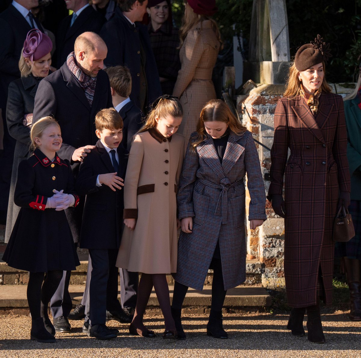 The Prince and Princess of Wales attend a Christmas church service near the Sandringham estate in Norfolk on December 25, 2025 (Aaron Chown/PA Images/Alamy)