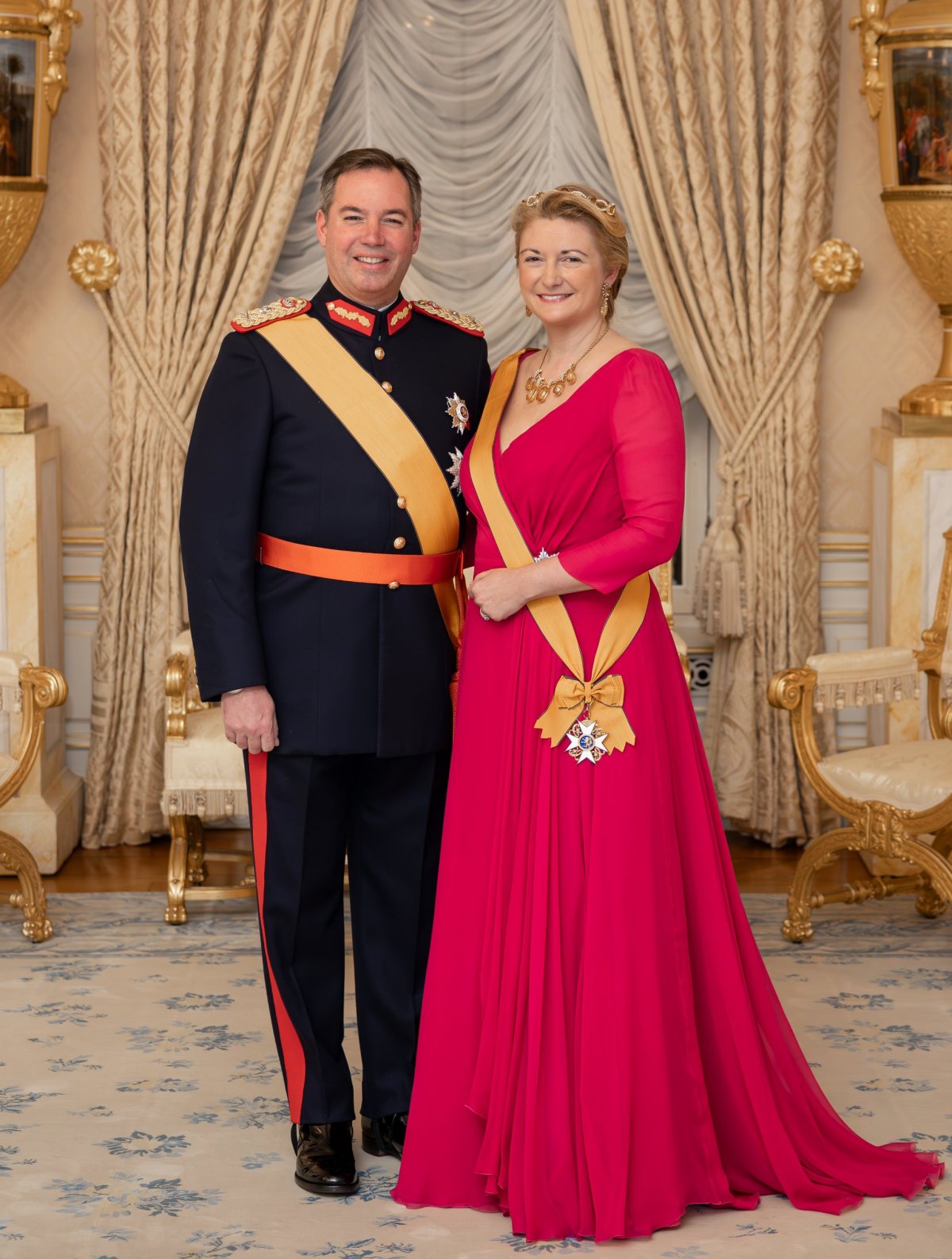 The Grand Duke and Grand Duchess of Luxembourg host a new year reception at the Grand Ducal Palace on January 14, 2026 (Kary Barthelmey/Maison du Grand Duc)