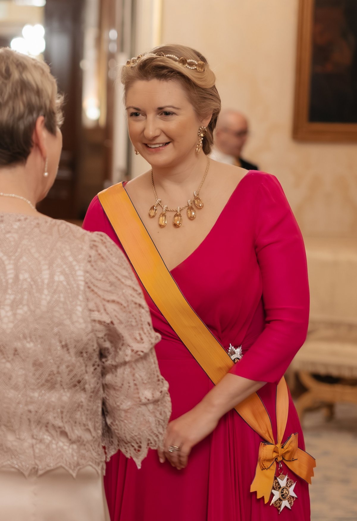 The Grand Duke and Grand Duchess of Luxembourg host a new year reception at the Grand Ducal Palace on January 14, 2026 (Kary Barthelmey/Maison du Grand Duc)