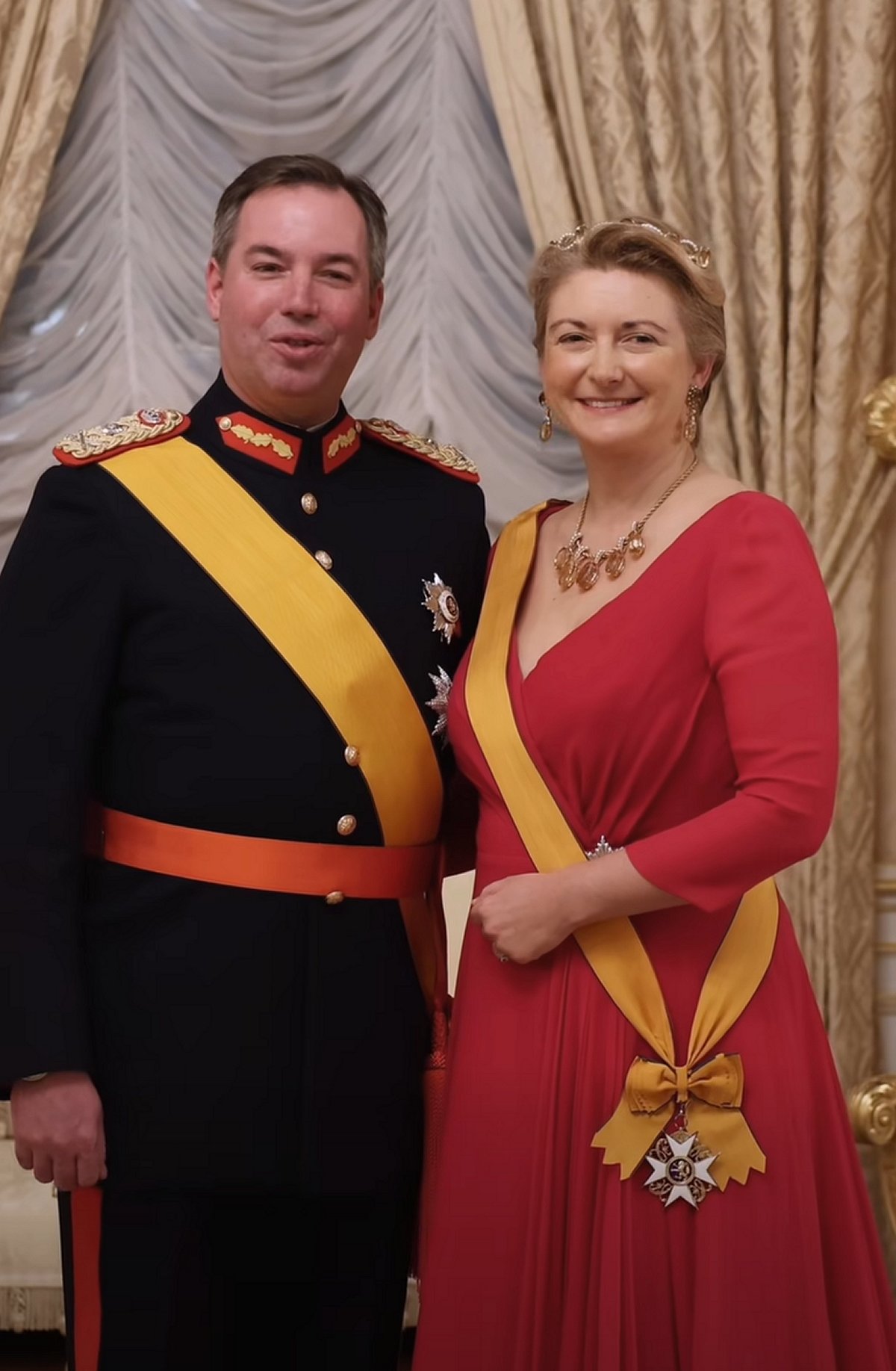 The Grand Duke and Grand Duchess of Luxembourg host a new year reception at the Grand Ducal Palace on January 14, 2026 (Maison du Grand Duc)