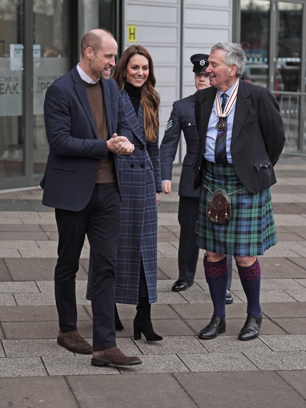 The Duke and Duchess of Rothesay visit Stirling and Falkirk on January 20, 2026 (Andrew Milligan/PA Images/Alamy)