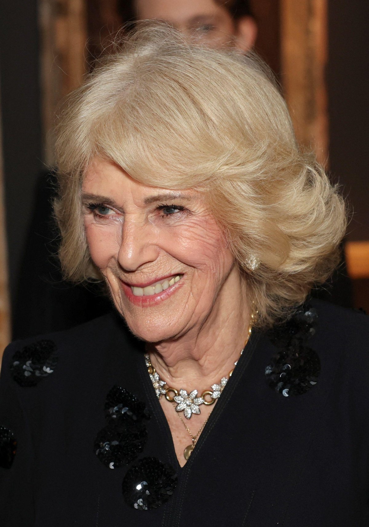 Queen Camilla attends a special screening of Hamnet, hosted by the Queen's Reading Room, on January 27, 2026 (Isabel Infantes/PA Images/Alamy)