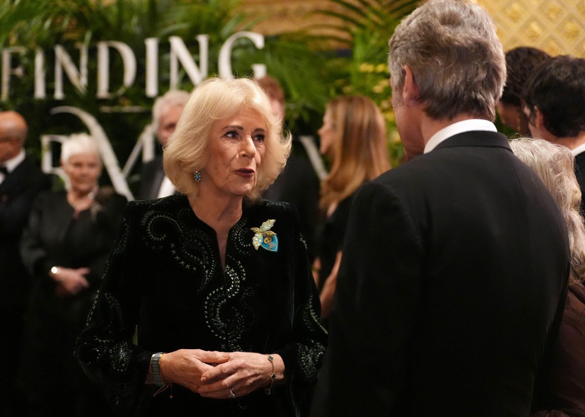 King Charles III and Queen Camilla attend the premiere of Finding Harmony: A King's Vision at Windsor Castle on January 28, 2026 (Jonathan Brady/PA Images/Alamy)