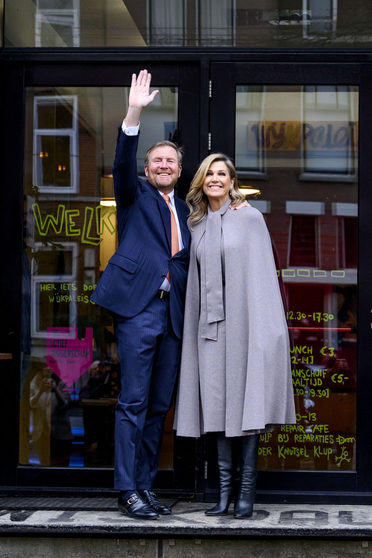 The King and Queen of the Netherlands visit the Wijkpaleis in Rotterdam on February 2, 2026 (Patrick van Emst/NLBeeld/Alamy)
