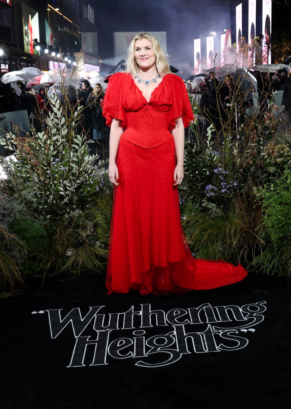 Director Emerald Fennell attends the premiere of "Wuthering Heights" in London on February 5, 2026 (Sotheby's)