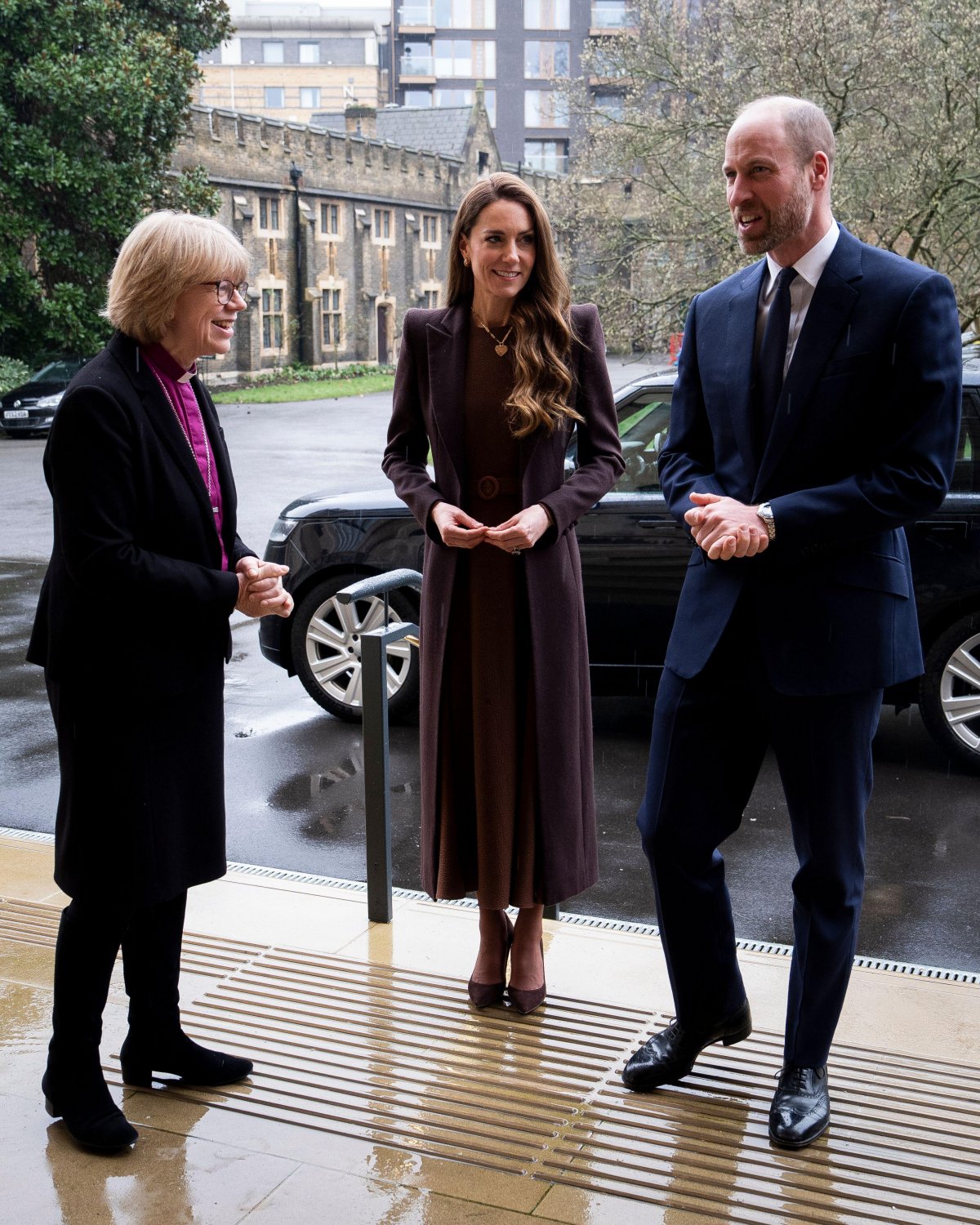The Prince and Princess of Wales meet with the Archbishop of Canterbury at Lambeth Palace in London on February 5, 2026 (Aaron Chown/PA Images/Alamy)