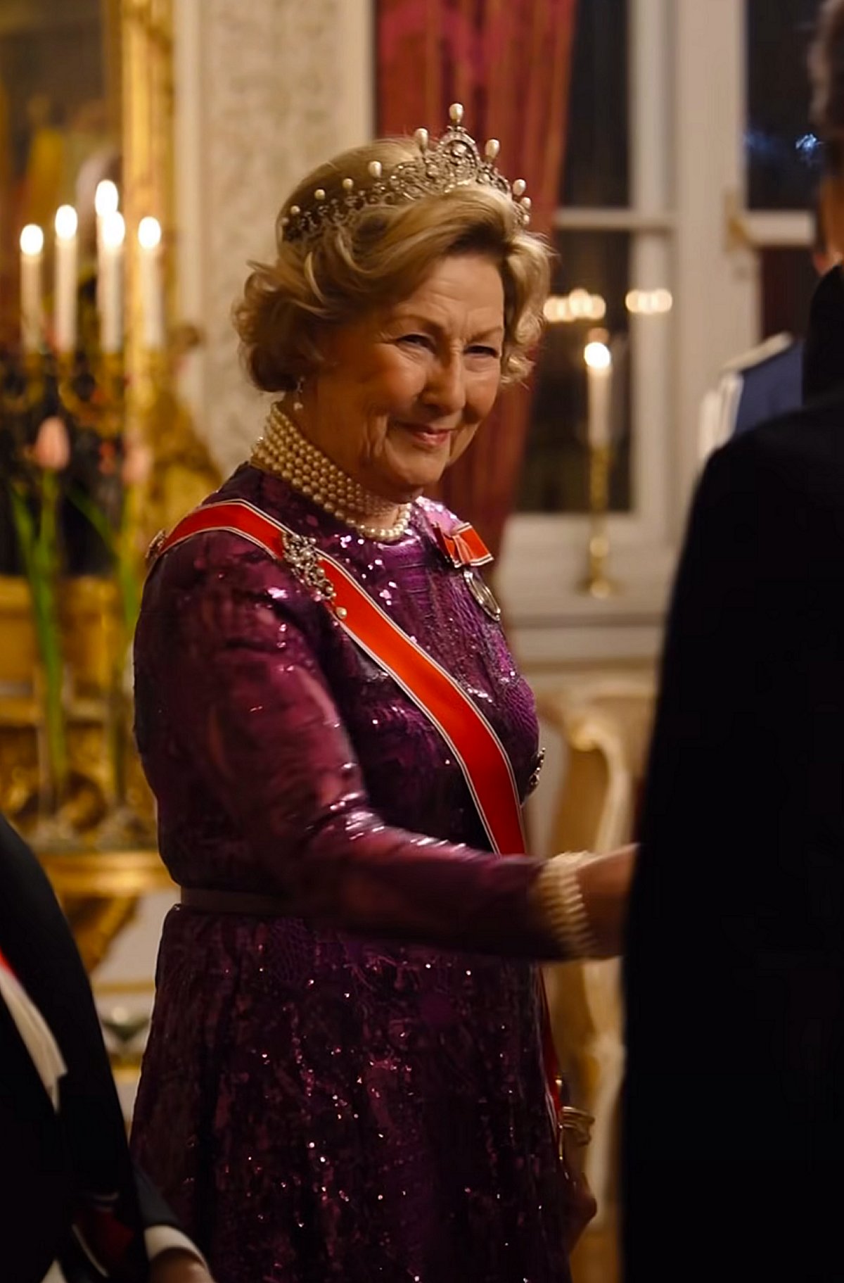 The King and Queen of Norway, with Crown Prince Haakon and Princess Astrid, host a gala dinner for the diplomatic corps at the Royal Palace in Oslo on January 29, 2026 (Kongehuset)