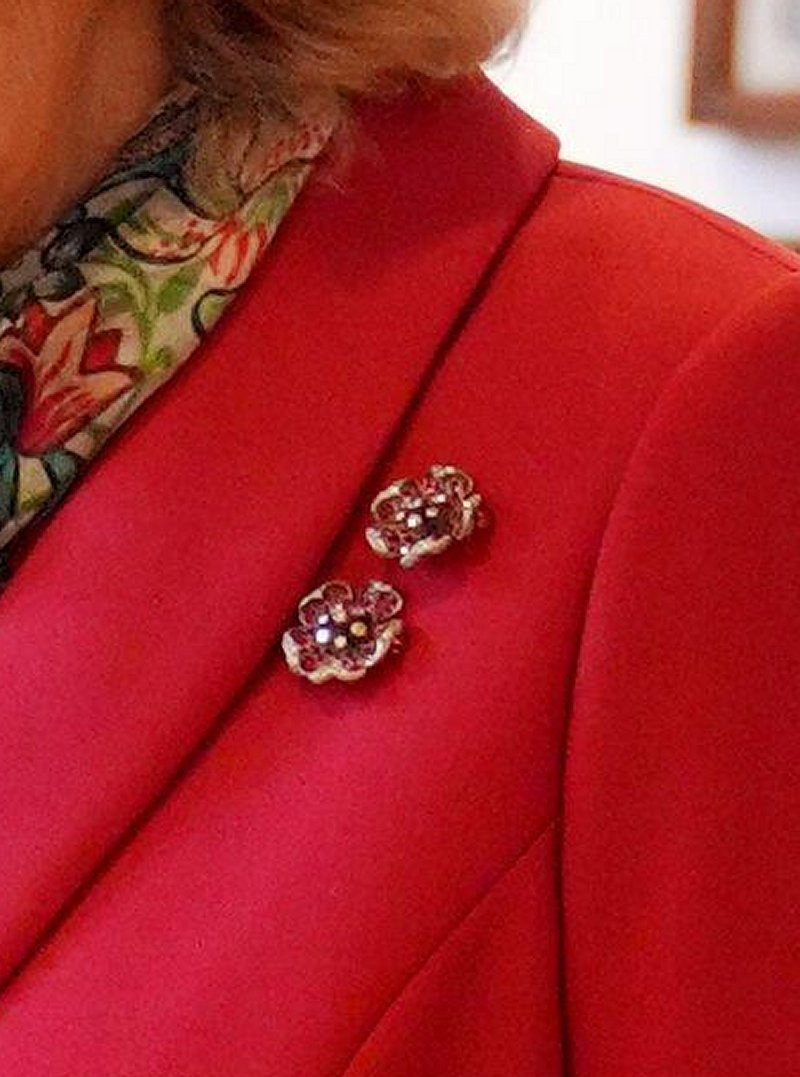 King Charles III and Queen Camilla visit Turquoise Mountain's 20th anniversary exhibition at the The Garrison Chapel in Chelsea Barracks on February 11, 2026 (Yui Mok/PA Images/Alamy)