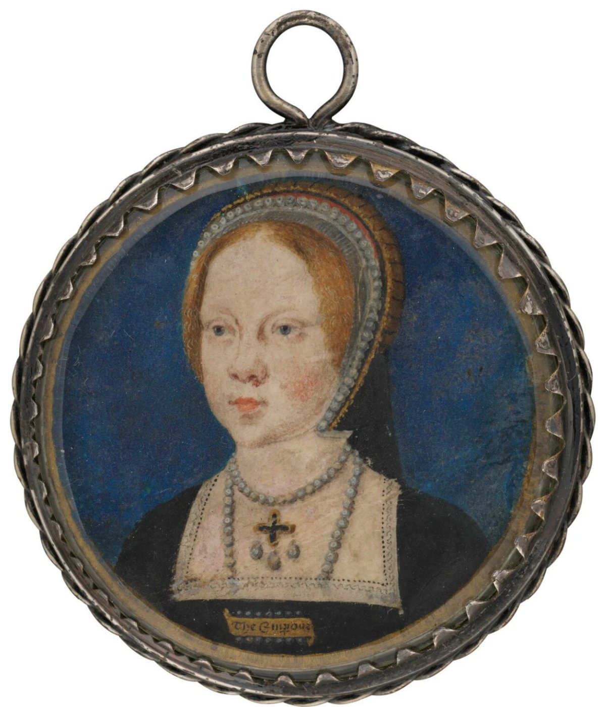Lucas Horenbout's miniature portrait of Princess Mary Tudor, ca. 1525 (National Portrait Gallery)