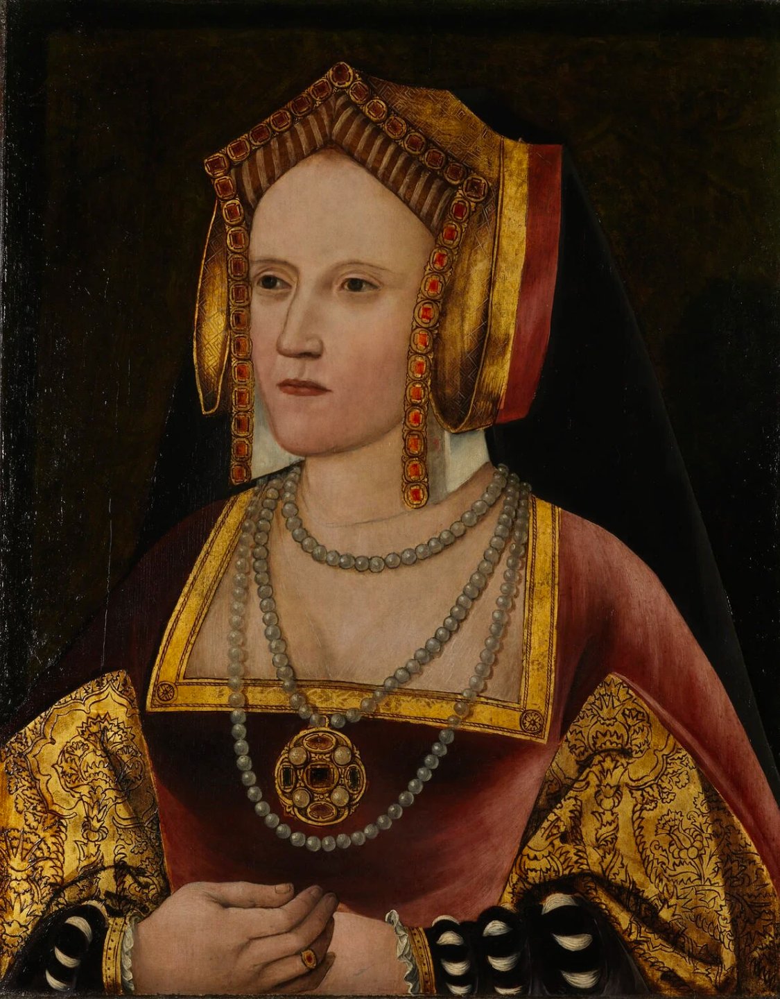 Portrait of Katherine of Aragon by an unknown artist, ca. 1520 (Church Commissioners for England/National Portrait Gallery)