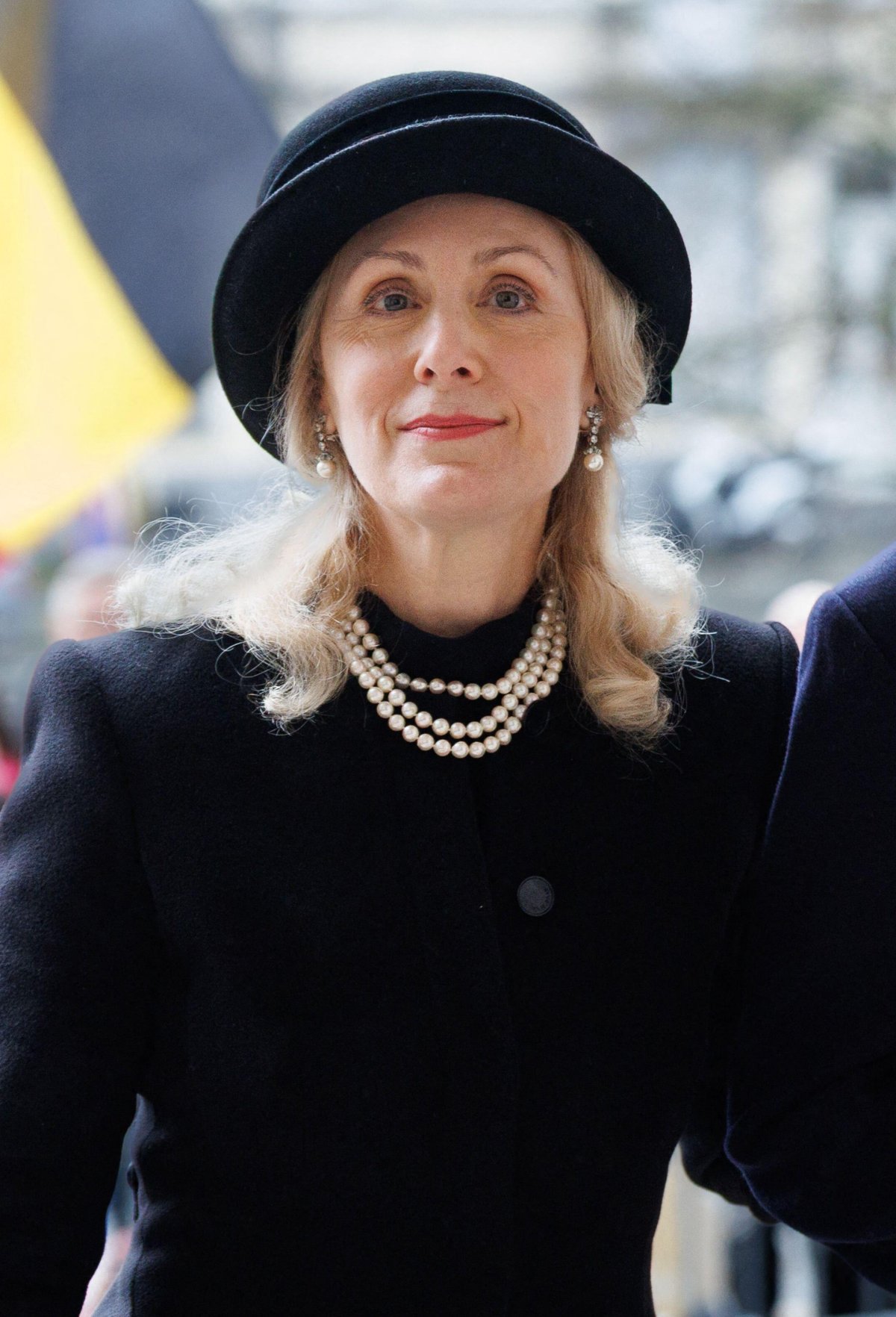 Princess Sibilla of Luxembourg attends a mass in memory of deceased members of the royal family at Notre-Dame de Laeken in Brussels on February 24, 2026 (BENOIT DOPPAGNE/Belga News Agency/Alamy)