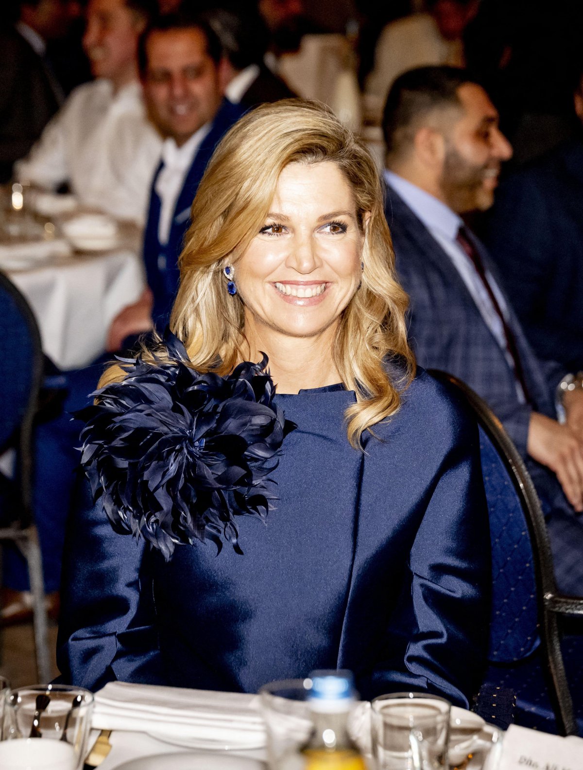 The Queen of the Netherlands attends an Iftar gathering hosted by MKB Den Haag at the Grand Hotel Kurhaus in Scheveningen on February 25, 2026 (Robin Utrecht/ANP/Alamy)