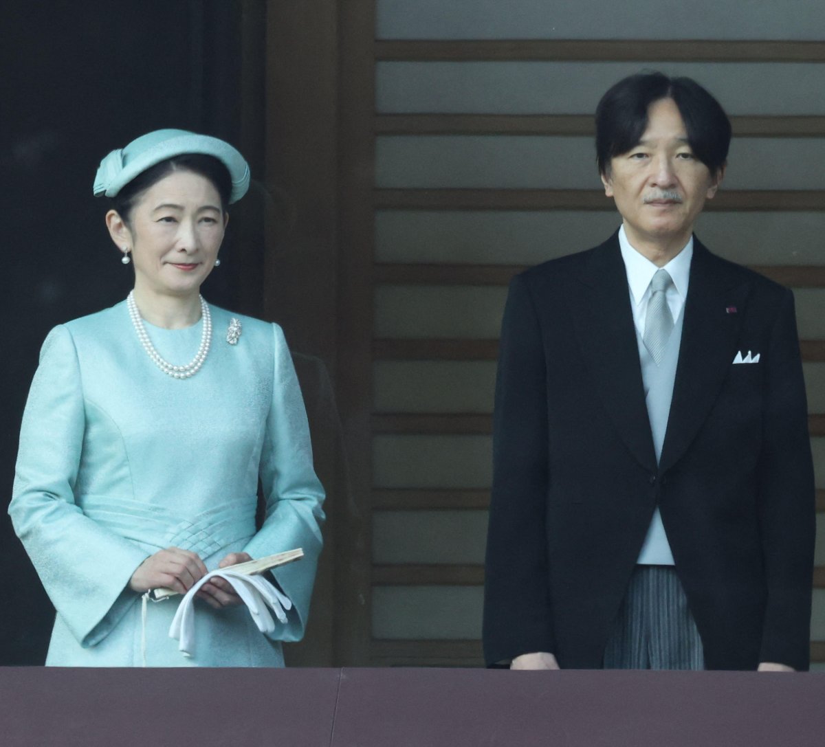 The Japanese imperial family gathers to celebrate the Emperor's birthday on the balcony of the Imperial Palace in Tokyo on February 23, 2026 (Rodrigo Reyes Marin/Zuma Press/Alamy)