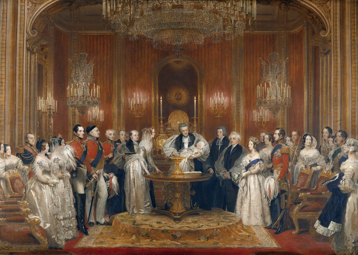 Charles Robert Leslie, The christening of Victoria, Princess Royal, 10 February 1841, c.1841–2 (© Royal Collection Enterprises Limited 2026 | Royal Collection Trust)