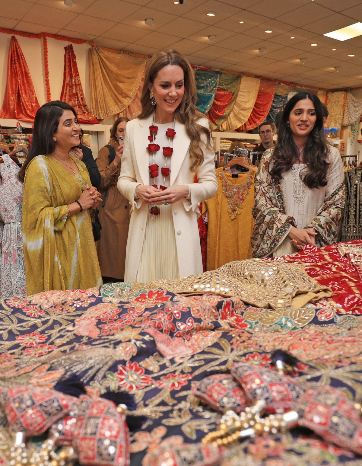 The Princess of Wales visits Leicester to celebrate the culture, community and heritage of the British Indian community in the city on March 5, 2026 (James Glossop/PA Images/Alamy)