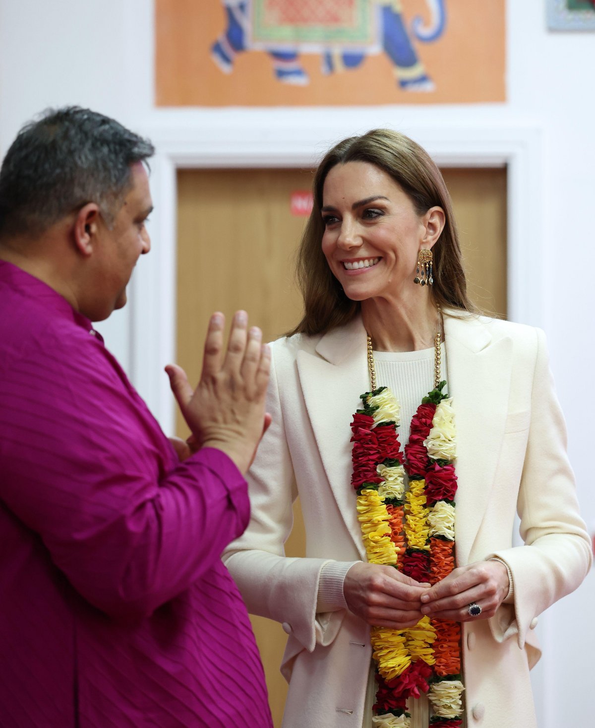 The Princess of Wales visits Leicester to celebrate the culture, community and heritage of the British Indian community in the city on March 5, 2026 (Darren Staples/PA Images/Alamy)