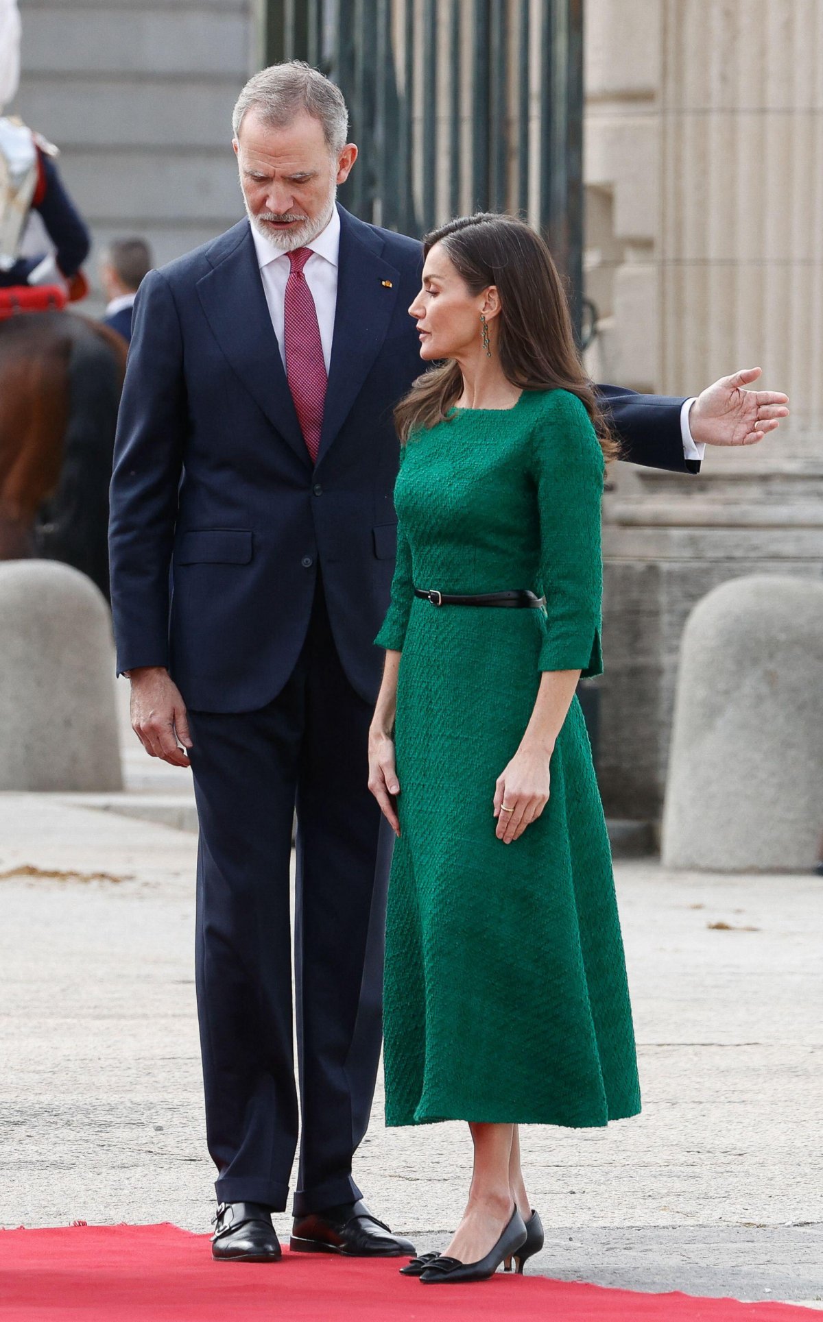 The King and Queen of Spain host a luncheon for the visiting Grand Duke and Grand Duchess of Luxembourg at the Royal Palace in Madrid on March 5, 2026 (Oscar Gonzalez/Sipa USA/Alamy)