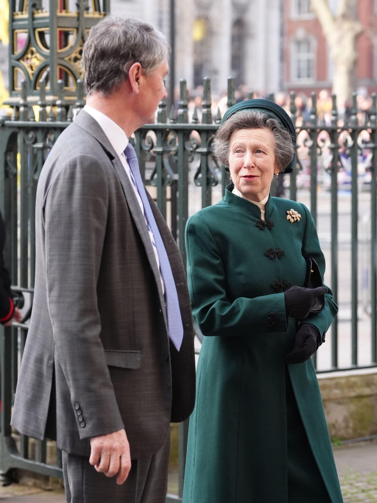 The Princess Royal, with Vice Admiral Sir Timothy Laurence, attends the Commonwealth Day service at Westminster Abbey in London on March 9, 2026 (Jonathan Brady/PA Images/Alamy)