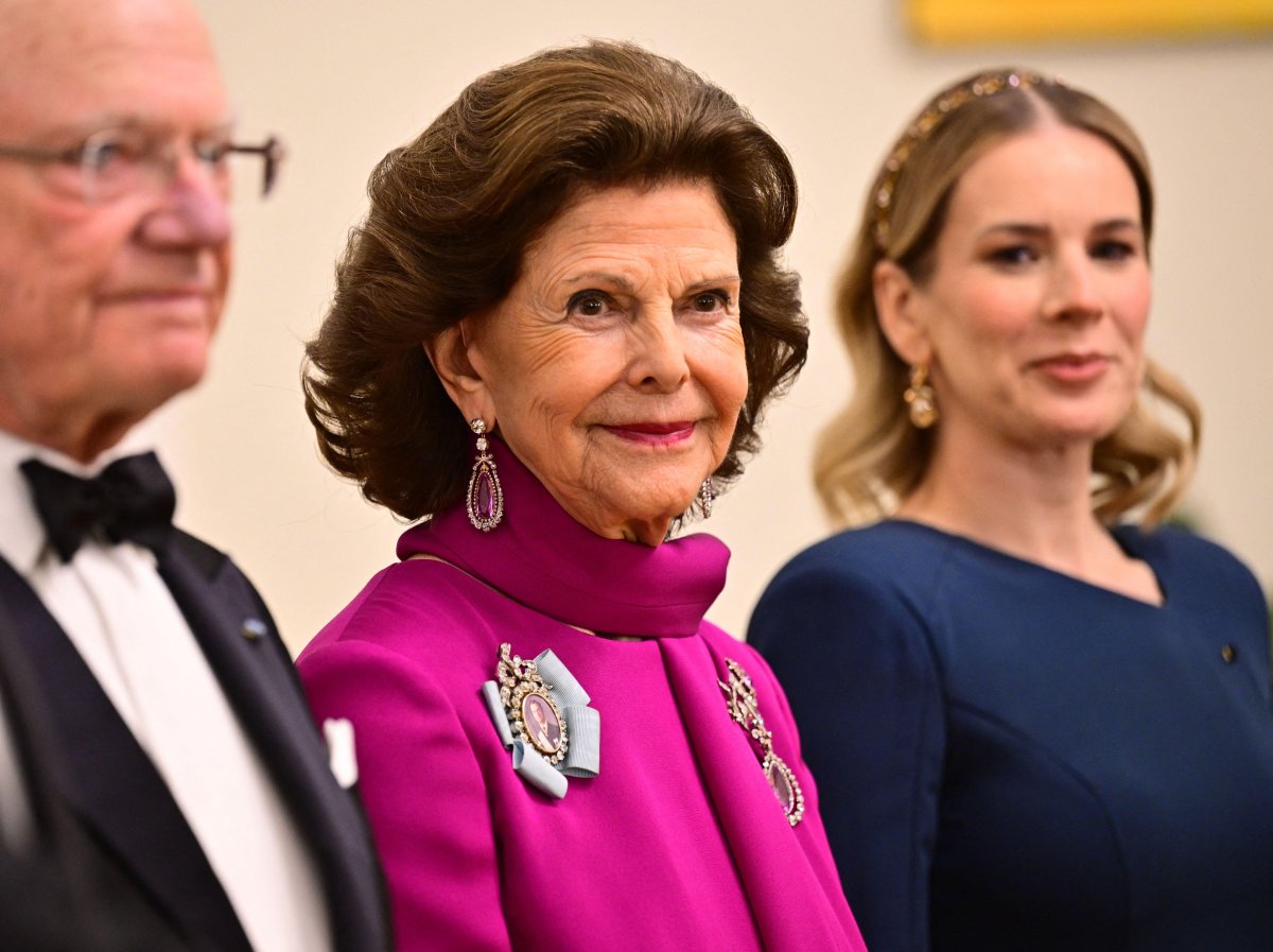 The King and Queen of Sweden attend a state banquet at the Presidential Palace in Warsaw during their state visit to Poland on March 10, 2026 (Jonas Ekströmer/TT News Agency/Alamy)