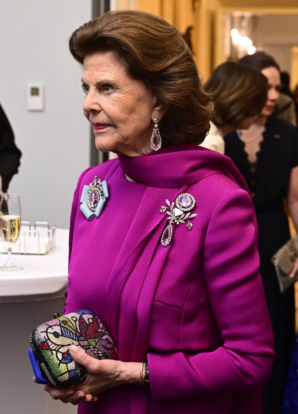 The King and Queen of Sweden attend a state banquet at the Presidential Palace in Warsaw during their state visit to Poland on March 10, 2026 (Jonas Ekströmer/TT News Agency/Alamy)